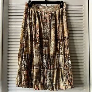 c.b. collections printed skirt
